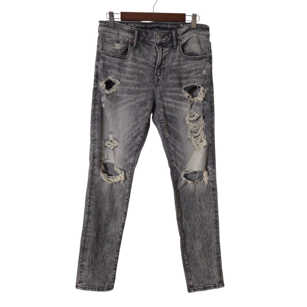 American Eagle Next Level Flex Men's Size 32x30 Slim fit Distressed Denim Jeans